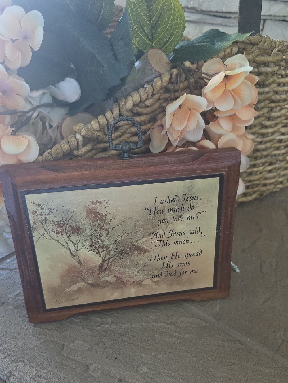 Inspirational Wood Wall Plaque